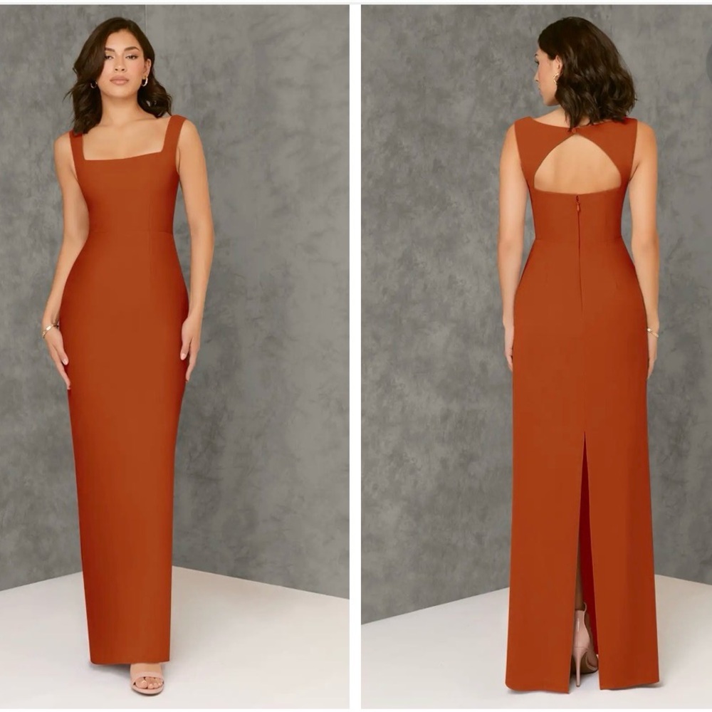 Azazie Paprika Flori Dress